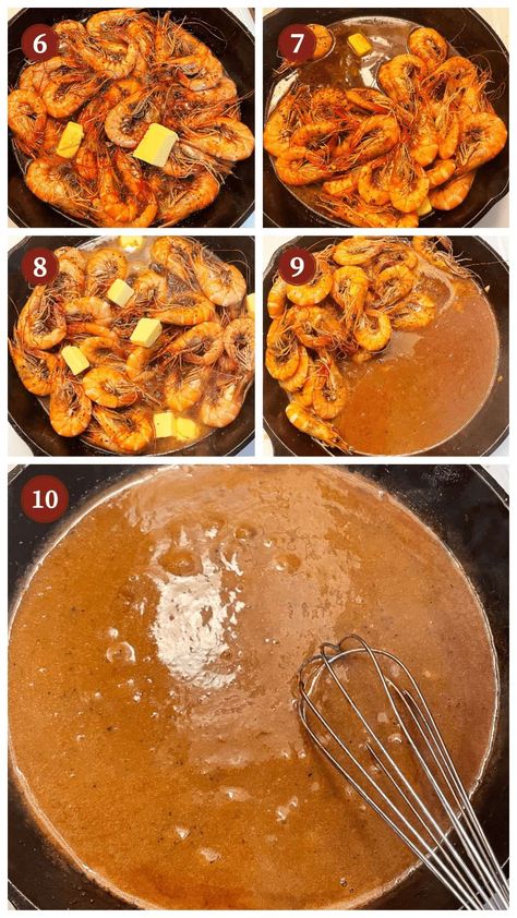 Southern Bbq Shrimp, Louisiana Bbq Shrimp Recipe, Barbecue Shrimp Recipe New Orleans, New Orleans Style Bbq Shrimp, Cabana Recipes, New Orleans Bbq Shrimp Recipe, Bbq Shrimp Recipe, Shrimp Fry, New Orleans Barbecue Shrimp