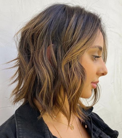 Long Graduated Bob, School Haircut, Long Shaggy Bob, Messy Lob, Straight Long Bob, Long Asymmetrical Bob, Balayage Lob, Lob Styling, Lob Haircuts