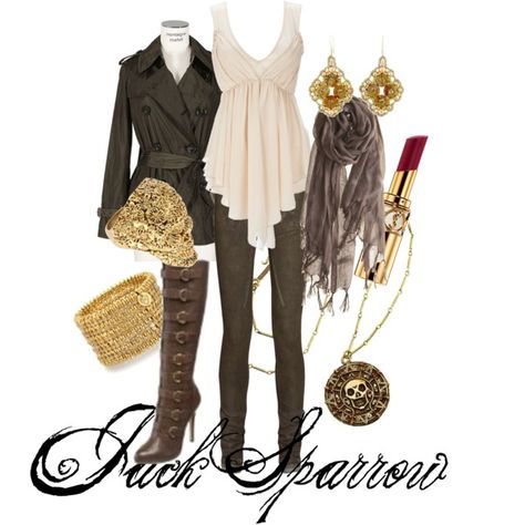 Jack Sparrow, created by disneyoutfits on Polyvore Disneybound Outfits, Nerd Outfits, Disney Clothing, Disney Inspired Fashion, Nerd Fashion, Character Inspired Outfits, Disney Bound Outfits, Fandom Fashion, Disney Inspired Outfits