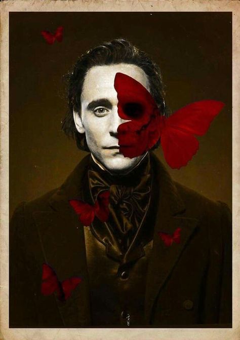 Thomas Sharpe: Proof that horror and beauty are often intertwined...  #MCM Sir Thomas Sharpe, Tom Hiddleston Crimson Peak, Thomas Sharpe, Doug Jones, Art Thomas, Crimson Peak, Thomas William Hiddleston, Loki Laufeyson, Film Art