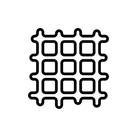 Waffle Doodle, Vector Png, Black And White Drawing, Disney Shirts, Free Png, Free Image, Royalty Free Images, Icon Design, Waffles