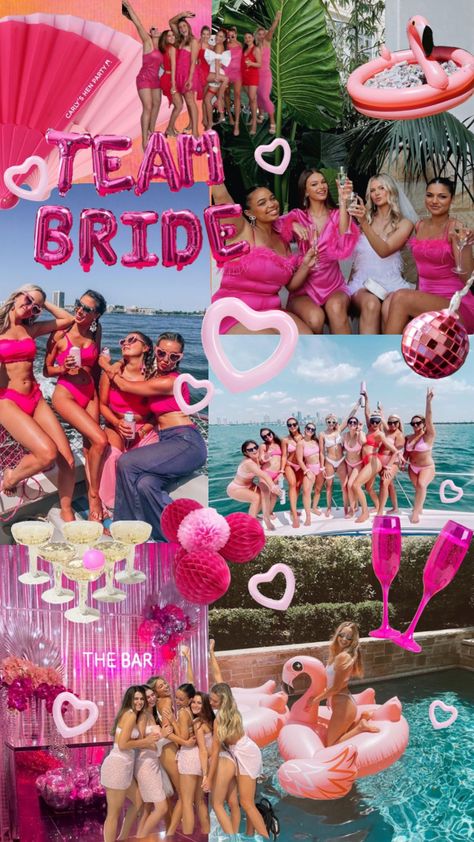 Hens Party Themes, Barbie Bachelorette, Pink Bachelorette Party, Pink Bachelorette, Pink Bathing Suits, Bridal Bachelorette Party, Bachelorette Themes, Stag Do, Bachelorette Party Themes