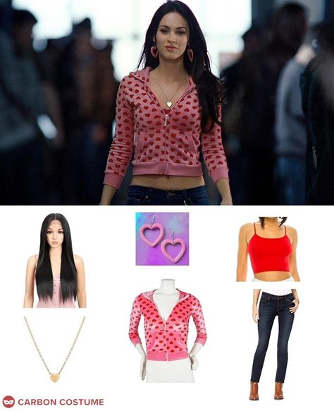 Jennifer's Body Cheerleader, Jeniffers Body Outfits, Halloween Costumes Jennifer Check, Main Character Halloween Costumes, Jennifer Halloween Costume, Needy And Jennifer Costume, Jennifers Body Aesthetic Outfits, Jennifer And Needy Costume, Jenifer Body Costume