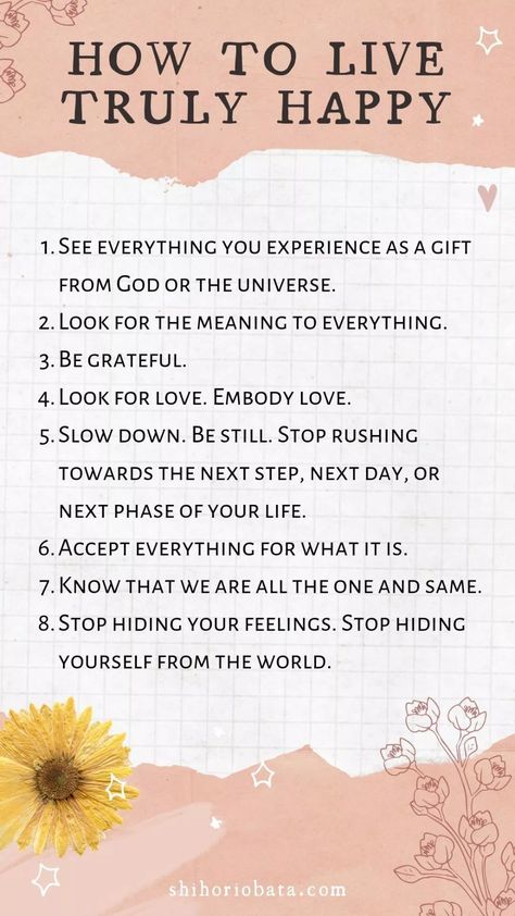 The Secret to Finding Happiness // #happylife #selfgrowth #personaldevelopment How to live a happy life, finding joy, how to find happiness, self growth, personal development, love yourself How To Make Your Life Happy, How To Find Happiness Within Yourself, Living A Positive Life, Secret To Happiness Quotes, How To Fall In Love With Life, How To Live A Good Life, How To Get Happy Again, How To Have A Happy Life, How To Find Joy Again