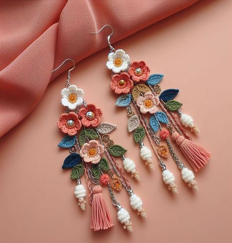 Boho style earrings