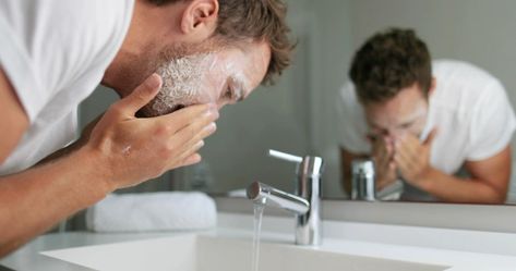 A Guide to Men’s Skincare: What Products to Buy to Get Started | Australia online Professional Hairstyles For Men, Older Mens Hairstyles, Charcoal Face Wash, Mens Face Wash, Oily Face, Shaving Tips, Corte De Cabelo Masculino, Better Skin, Face Cleanser