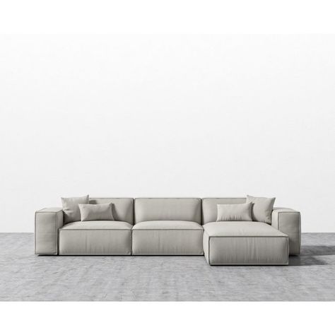 Couches With Legs Living Rooms, Rounded Couch, Plastic Couch, Oatmeal Sofa, Porter Sectional, Rounded Sofa, Low Couch, Couch Black, Black Sectional