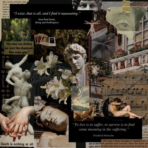 Greek tragedy and classical music are becoming dangerously touching and beautiful to me. #Greektragedy #tragedy #hurt #beautiful #aesthetic #darkacademia #academia #literature #collage #quotes Philosophy Wallpaper Desktop, Classical Music Aesthetic Wallpaper, Tragedy Aesthetics, Literature Collage, Classical Music Quotes, Art Academia Aesthetic, Philosophy Aesthetic, Collage Quotes, Art Academia