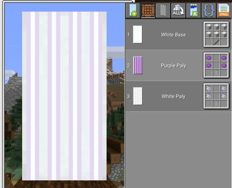 Beach Towel - Light Lilac By: ChamomileRose Minecraft Towel Banner, Banner Patterns, Minecraft Banners, Light Lilac, Towel Pattern, Minecraft Ideas, Minecraft Designs, Banner Design, Beach Towel