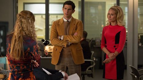 Good Girls Revolt, Suit Jacket For Men, Anna Camp, Good Girls, Pop Style, Project Runway, Movie Fashion, Fashion Tv, Good Girl