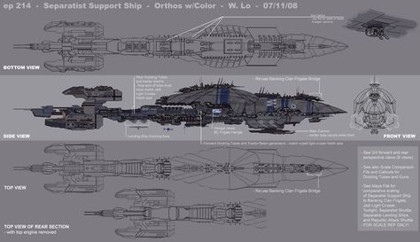 Grievous Intrigue Concept Art Gallery | StarWars.com Clone Wars Art, Concept Art Gallery, Star Wars Spaceships, Capital Ship, Ralph Mcquarrie, Star Wars Vehicles, Starship Design, Sci Fi Ships, Star Wars Concept Art