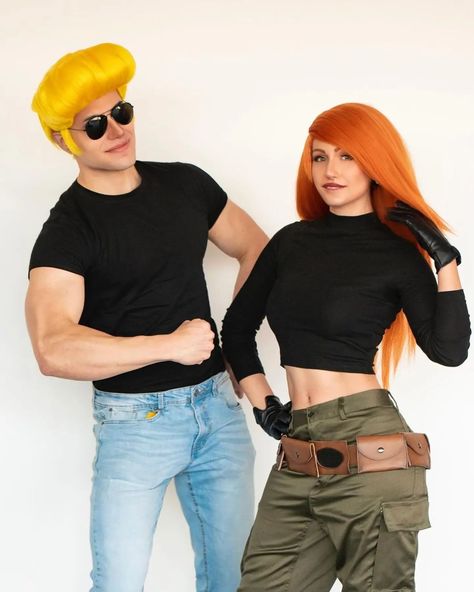 Kim &...John? 🕵️😎📺 @redlily.cosplay as Kim Possible @giosskillmankind666 as Johnny Bravo Photographed by @avj_ph_cosplay #KimPossible #RonStoppable #Shego #Draken #CallMeBeepMe #JohnnyBravo #DisneyChannel #WaltDisney #Disney #CartoonNetwork #Cartoon #KimPossibleCosplay #JohnnyBravoCosplay #CosplayersOfInstsgram #CosplayersOfIG #Cosplayers #Cosplay #Childhood #DextersLaboratory #PowerpuffGirls #EdEdNEddy #BlackShirt #Nickelodeon Kim Possible Costume, Kim Possible Cosplay, Dexter’s Laboratory, Twin Day, Johnny Bravo, Kim Possible, Halloween 2024, Workout Motivation, Powerpuff Girls