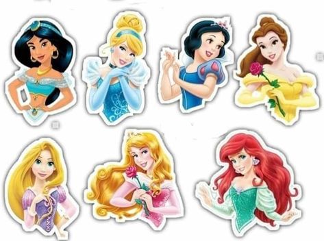 Disney Princess Cake Topper, Birthday Organizer, Disney Princess Theme, Book Character Day, Disney Princess Cake, Disney Princesses And Princes, Princess Theme Party, Bday Party Theme, Disney Princess Birthday