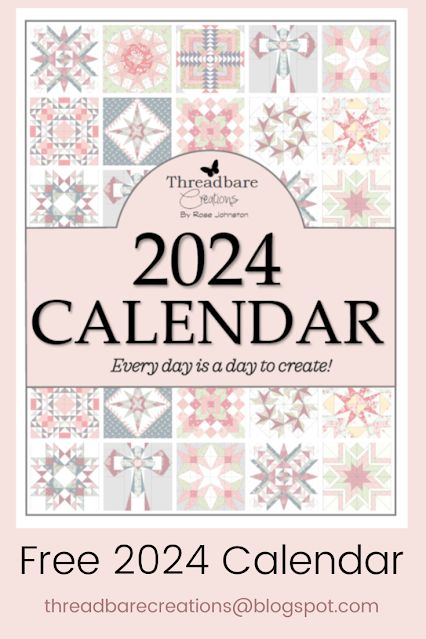 Threadbare Creations, Free Printable Calender, Printable Calender, Calender Printables, Calendar Quilts, Recipes Tutorials, Monthly Quotes, Mini Quilt Patterns, Quilt Block Patterns Free