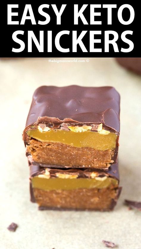 Recipes In A Mug, Keto Snickers, Low Carb Brownies, Cheap Clean Eating, Homemade Snickers, Gooey Caramel, Snickers Bar, Low Gi, Keto Friendly Desserts