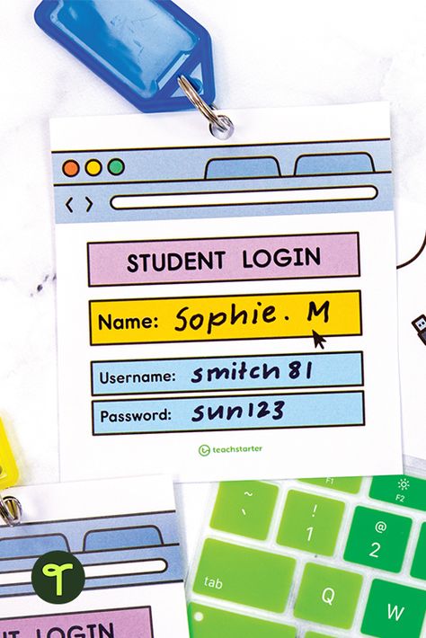 Student Password Cards, Student Login Cards, Graduation Letter, Password Printable, Holiday Photo Booth Props, Cards For Students, Password Organizer, Innovation Center, Professional Powerpoint Presentation