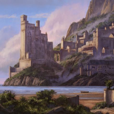 Abandoned Kingdom, Kingdom Art, Hyrule Castle, Fantasy Background, Location Inspiration, Level Design, Scene Art, Fantasy City, Fantasy Castle