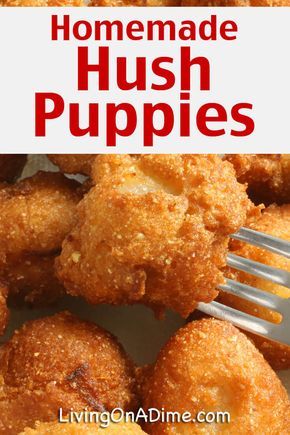 Long John Silvers Hush Puppies, Homemade Hushpuppies, Hush Puppy Recipe, Homemade Hush Puppies, Living On A Dime, Hush Puppies Recipe, Hush Puppy, Fried Fish Recipes, Homemade Recipe