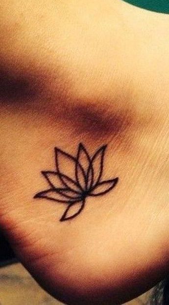 Waterlilly Tattoo, Lily Tattoo Meaning, Violet Flower Tattoos, Geometric Flower Tattoo, Lily Tattoos, Small Lotus Tattoo, Delicate Flower Tattoo, Water Lily Tattoos, Realistic Flower Tattoo