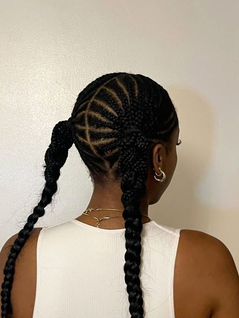 Cornrow Pigtails, Loc Cornrows, Braids Black Hair, Braided Cornrow Hairstyles, Cute Box Braids Hairstyles, Pigtail Braids, Protective Hairstyles Braids, Cool Braid Hairstyles, Pretty Braided Hairstyles