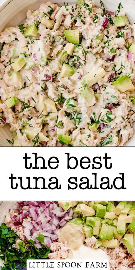 Best Tuna Salad Recipe, Best Tuna Salad, What Is Healthy Food, Tuna Salad Sandwich, Tuna Salad Recipe, Lost 100 Pounds, Healthy Food Facts, Tuna Recipes, Healthy Meals To Cook