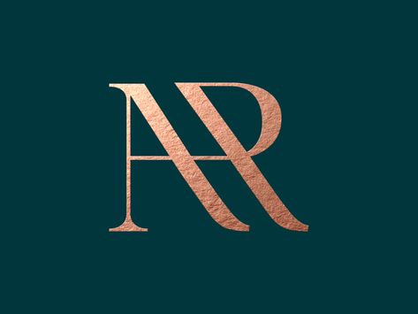 AHR Monogram by Andrijana Miladinovic on Dribbble Initials Logo Letters, Ra Logo, Ar Logo, Badass Drawings, Boutique Logo Design, Initials Logo Design, Wedding Logo Monogram, Wedding Logo Design, Text Logo Design