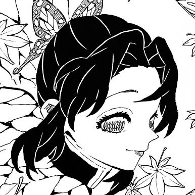 shinobu demon slayer icons Shinobu Manga, Butterflies, Black And White, White, Black