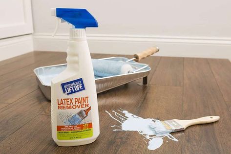 How to Remove Paint from Wood Floor Remove Paint From Wood Floors, How To Remove Paint From Wood Floors, How To Get Paint Off Wood Floors, How To Remove Paint, Removing Paint, Room Revamp, Remove Paint, Painted Wood Floors, Floor Paint