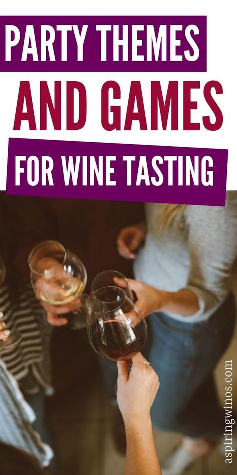 Wine Party Games, Wine Tasting Birthday Party, Wine Tasting Party Decorations, Party Games To Play, Spiced Cocktail, Themes Party, Wine Games, Light Appetizers, Wine Tasting Experience