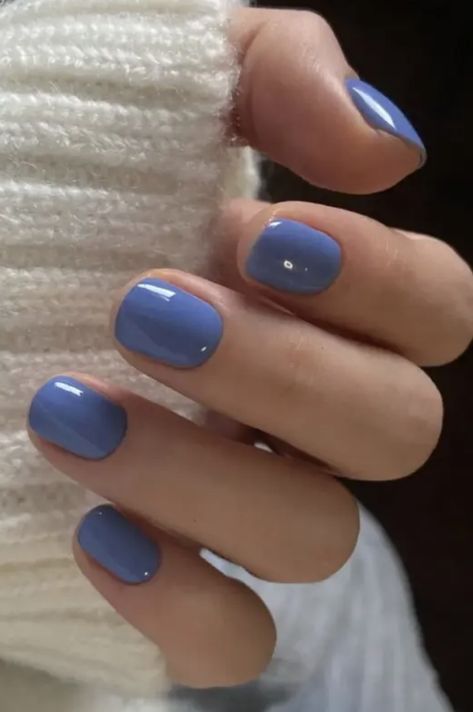 Short Dip Powder Nails Ideas Summer, Short Round Dip Nails, Short Dip Powder Nails Blue, Bright Blue Dip Nails, Pastel Blue Dip Powder Nails, Dip Powder Nails Light Blue, Deep Blue Dip Powder Nails, Dip Powder Nails, Dipped Nails