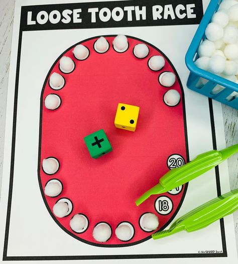 Dental Games, Dental Health Crafts, Teeth Games, Dental Health Kindergarten, Dental Health Preschool, Hygiene Activities, Dental Health Activities, Dental Health Month, Fine Motor Activity