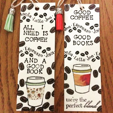 Janice Morden on Instagram: “Who loves to curl up with a good book and a coffee? ☕️ Just finished up an order of coffee bookmarks and I made a few extras for you coffee…” Coffee Bookmark, Bookmarks Diy, Handmade Bookmarks Diy, Handmade Bookmarks, Coffee Theme, Watercolor Bookmarks, Coffee And Books, Bookmarks Handmade, Heart Cards