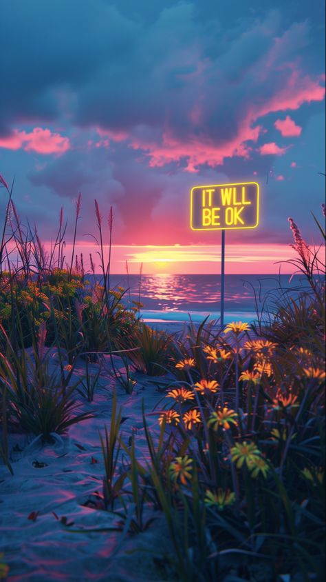 This is your sign, support, motivation, hapiness aesthetic, dreamy evening, wallpaper, sunset by the sea Iphone Wallpaper Indian Aesthetic, Glow Aesthetic Wallpaper, Neon Phone Wallpapers, S23 Ultra Wallpaper, Support Wallpaper, Multicolor Aesthetic, Evening Wallpaper, Sunset By The Sea, Wallpaper Sunset