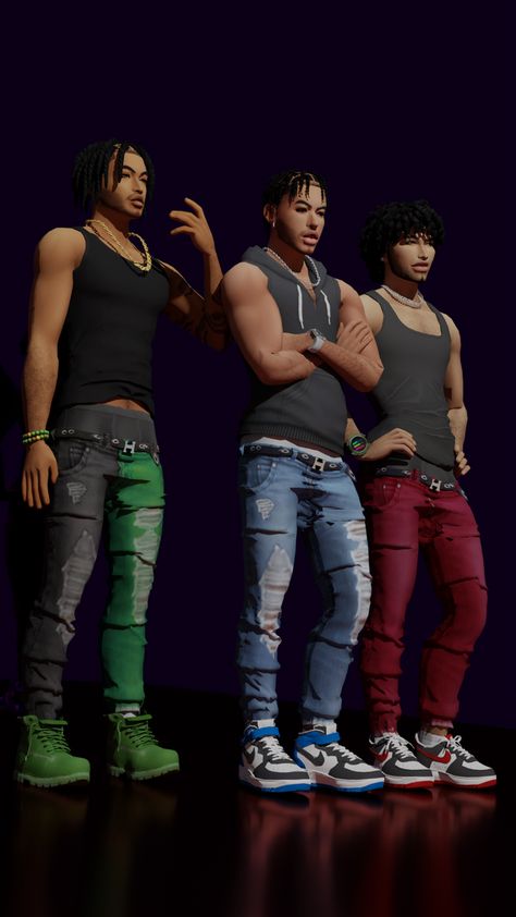 Sims 4 Cc Clothes Male Urban Patreon, Sims 4 Cc Clothes Male Patreon, Urban Cc Finds, Sims 4 Men Clothing, Urban Male, Sneakerhead Room, Sims 4 Male Clothes, Urban Jeans, Clothes Cc