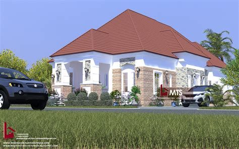 Bungalow Pictures, 4 Bedroom Bungalow, Modern Bungalow House Plans, Bedroom Bungalow, Bungalow Floor Plans, Residential Building Design, Best Modern House Design, Classic House Exterior, Modern Bungalow House