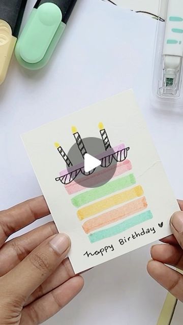 well wisher DIY on Instagram: "Easy happy birthday cards . . . . #birthday #birthdaycard" Easy Happy Birthday Cards, Cards Birthday, October 7, Happy Birthday Cards, Birthday Cards, Happy Birthday, Birthday, On Instagram, Instagram