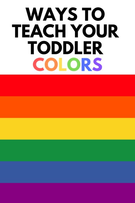 How To Teach Colors To Preschoolers, How To Teach Toddlers Colors, Colour Crafts For Toddlers, How To Teach Colors, Colors Toddlers Activities, Colors Activities For Toddlers, Colors Preschool Activities, Teaching Colors To Toddlers, Teaching Kids Colors