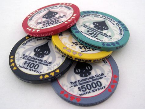 Spade-Skull Poker Chips Poker Tables, Skull Logo, Casino Chips, Poker Chips, Poker Table, Poker, Shirt Design, Casino, Barware