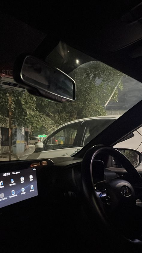 Car Inside Night, Car Inside Pic, Car Inside Snap, Car Window Snap, Inside Car Pictures, Inside Car Aesthetic, Driving Pics, Chandigarh Snap, Aesthetic Car Inside