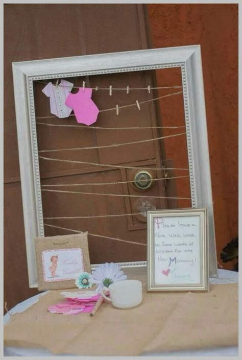 12 Awesome Baby Shower Activities and Ideas that Aren't Games - LoveLiliya Baby Jeopardy, Homemade Fashion, Perlengkapan Bayi Diy, Book Frame, Fiesta Shower, Baby Guest Book, Idee Babyshower, Dresses Art, Trendy Baby Shower Ideas