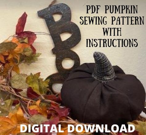 PDF Pumpkin Sewing Pattern Fall Sewing Patterns Easy Pumpkin - Etsy Pumpkin Sewing Pattern, Pumpkin Sewing, Fall Sewing Patterns, Fall Sewing, Easy Sewing Patterns, Easy Pumpkin, Pumpkin Pattern, Have A Blessed Day, Pdf Sewing Patterns