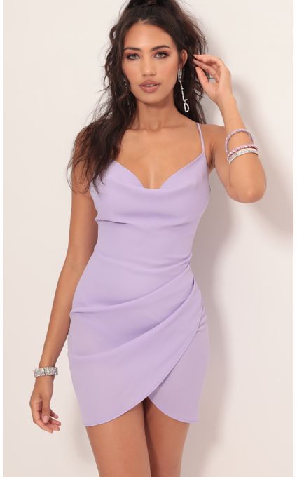 Light purple homecoming dress