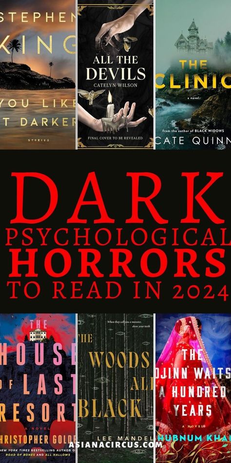 New Dark Psychological Horror Books Of 2024 Psychological Horror Books, Horror Books To Read, Horror Novels, Fantasy Horror, Books For Adults, Horror Book, Recommended Books To Read, Horror Books, Sci Fi Horror