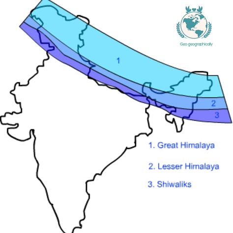 Geo_geographically_by_alisha_ on Instagram: “INDIAN MOUNTAIN'S.. 1)..TIBBET  2)..GREAT HIMALAYA  3).. MIDDLE HIMALAYA 4).. SHIVALIK ..ETC.. #geographyfacts #geography_lover…” Geography Flashcards, Himalayas Map, Indian Himalayas, Ias Study Material, Boundaries Quotes, Geography Worksheets, Friend Drawings, Himalayas Mountain, Best Friend Drawings