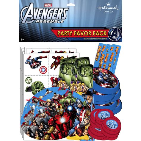 Avenger Assemble Party Favor Value Pack, 89355 Kids Party Planner, Marvel Avengers Assemble, Avenger Birthday Party, Avengers Party, Avengers Birthday, Kids Party Supplies, Superhero Party, The Avengers, Avengers Assemble