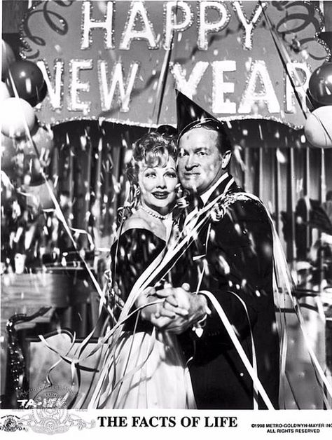 New Year Wishes from Lucy and Bob Lucille Ball Costume, I Love Lucy Costume, The Facts Of Life, Facts Of Life, Desi Arnaz, Funny New Year, Bob Hope, Lucille Ball, Funny New