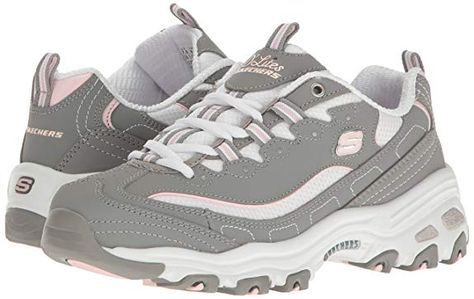 Amazon.com | Skechers Women's D'Lites Memory Foam Lace-up Sneaker | Fashion Sneakers Skechers Dlites, Senior Health Care, Dc Shoes Women, Skechers D'lites, Anime Kitten, Sketchers Shoes, Skechers D Lites, Dc Shoes, Skechers Women