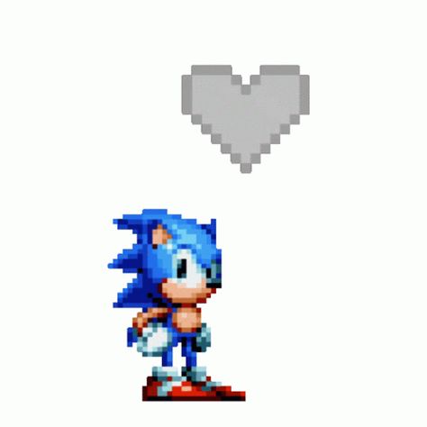 Sonic Sega Sticker - Sonic Sega Sonic The Hedgehog - Discover & Share GIFs Dope Cartoons, Classic Sonic, Pixel Animation, Arte 8 Bits, Sonic 3, Sonic Franchise, Hedgehog Art, Anime Pixel Art, Sonic And Shadow