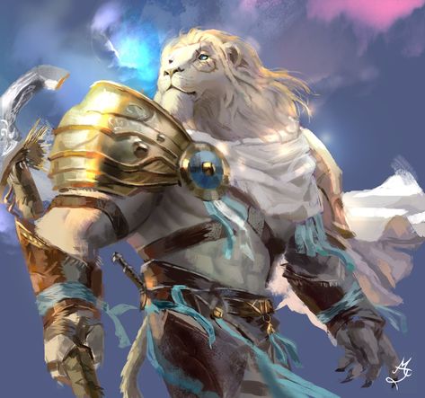 Ajani Goldmane, Dungeons And Dragons Races, Knight Drawing, Mtg Art, Magic Cat, Percy Jackson Fan Art, Dark Rose, D&d Dungeons And Dragons, Dungeons And Dragons Homebrew