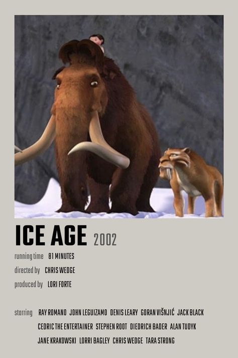 Ice Age Movie, Ice Age Movies, Cedric The Entertainer, Tara Strong, Christmas Films, Film Posters Vintage, Movie Posters Minimalist, Ice Age, Good Movies To Watch